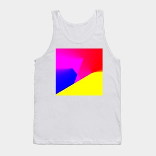 Colorful rainbow abstract art design Tank Top